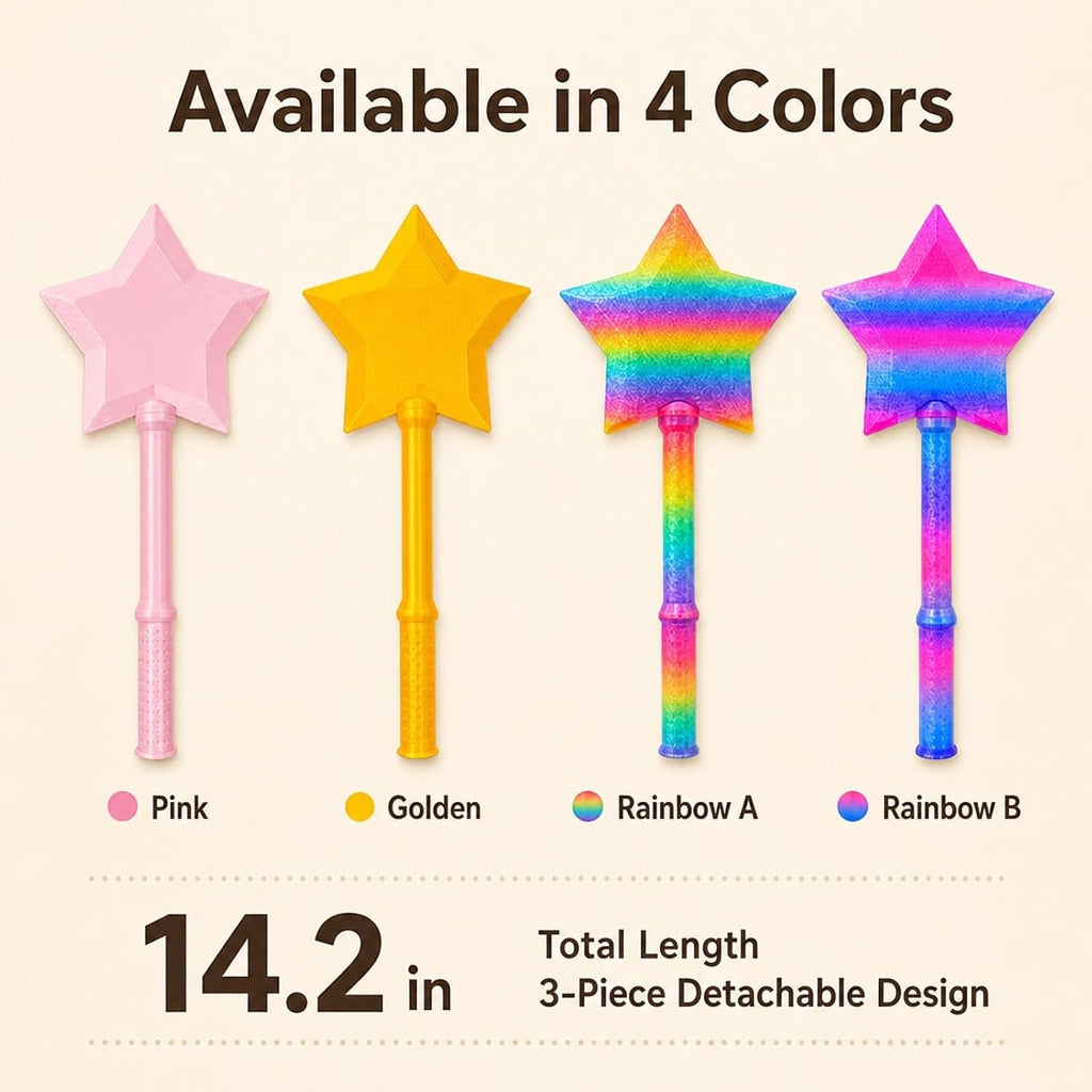 Star Wand Tap-to-Pay Card Holder - Golden