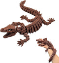20 in Mosasaurus Skeleton, Glow-in-the-Dark - Brown