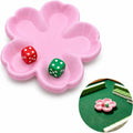 Pink Flower Dice Dish for Mahjong - view 7