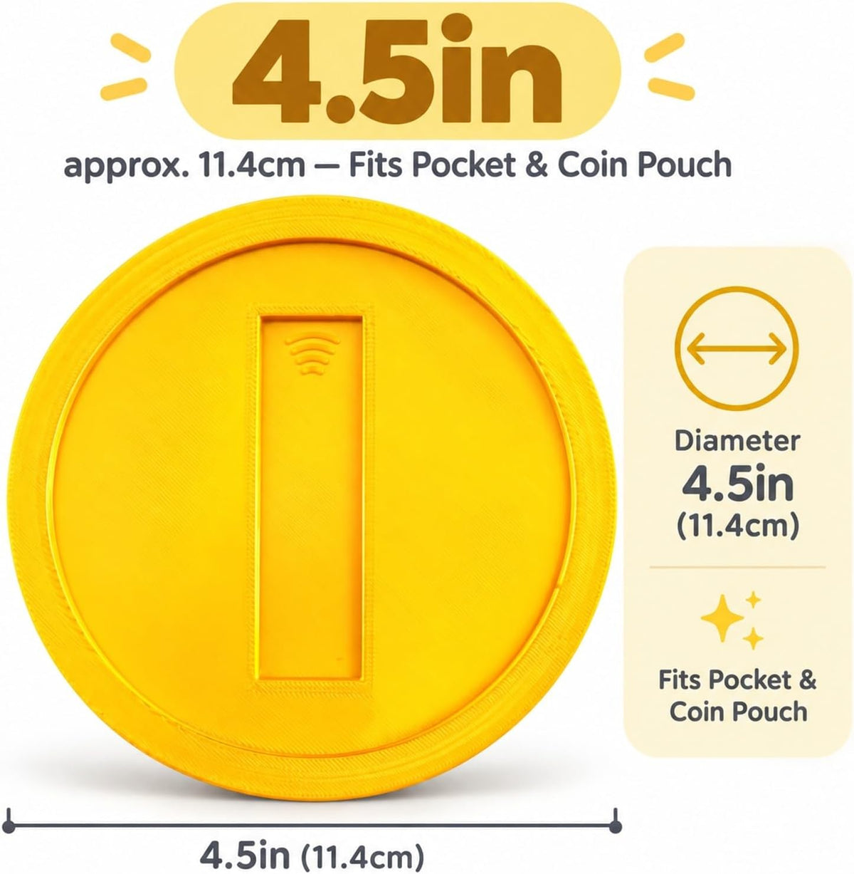 Retro Gold Coin Tap-to-Pay Card Wand - view 2
