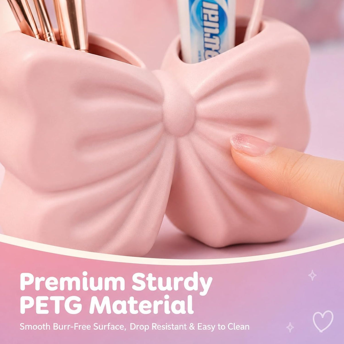Pink Bow Toothbrush Holder - view 5