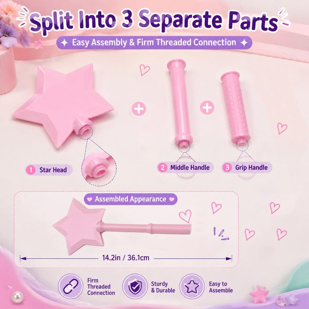 Star Wand Tap-to-Pay Card Holder - Pink