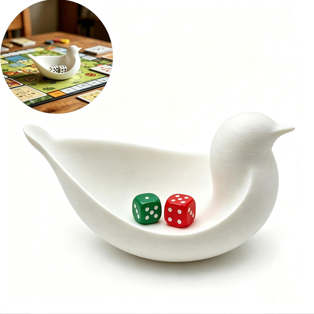 Bird Dice Dish for Mahjong & Tabletop Games - view 5
