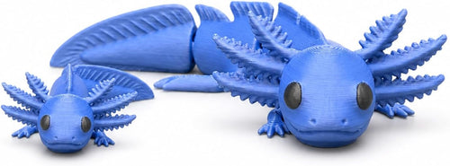 Articulated Axolotl Fidget Toys, 2-Pack (6 in + 3 in) - view 2