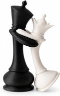 Chess King & Queen Hugging Statue - view 5