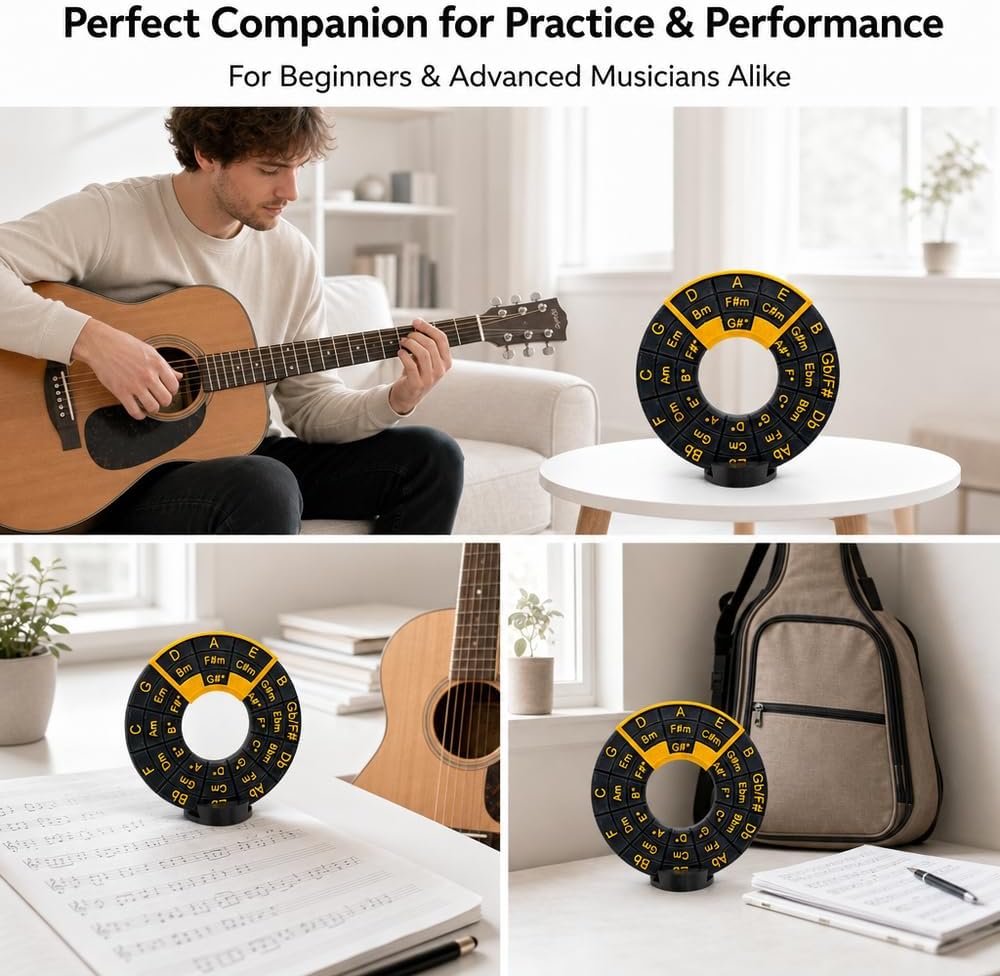 Circle of Fifths Wheel with Stand - view 2