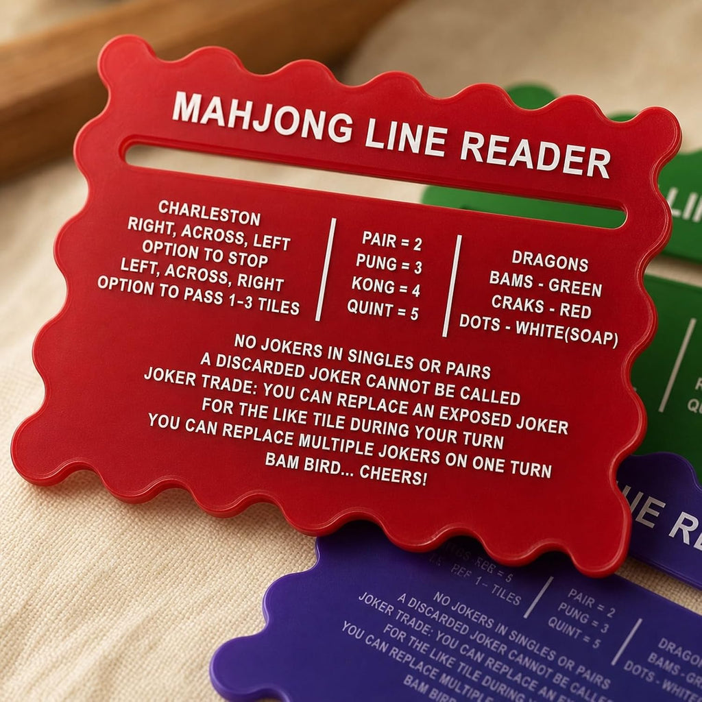 Mahjong Line Reader, 4 Cards + 160 Tapes - view 5