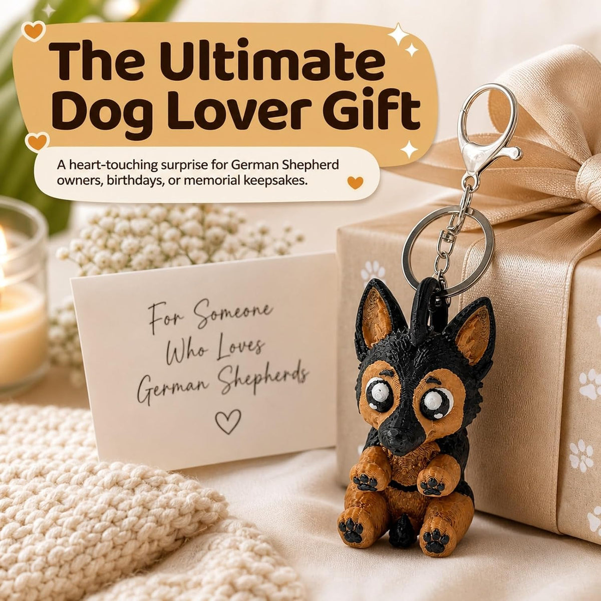 German Shepherd Keychain - view 3