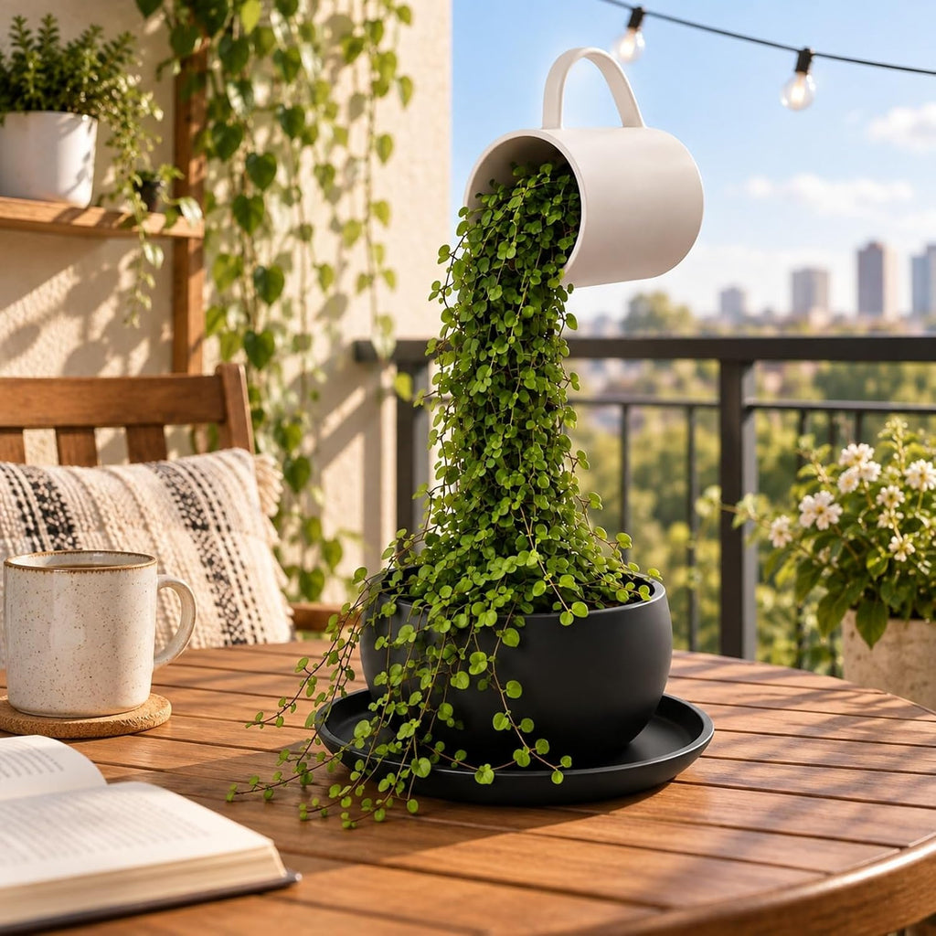 Two-Tier Hanging Planter, Pouring Cup - view 4