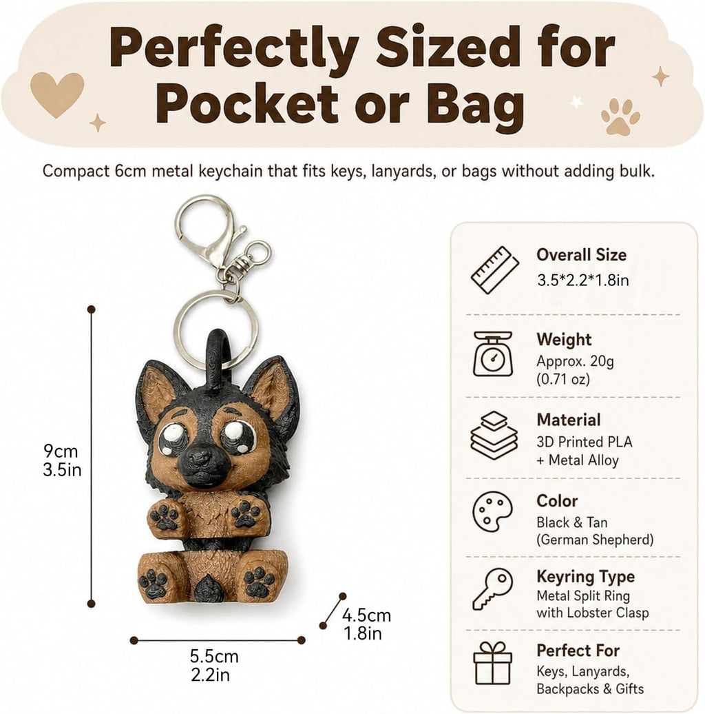 German Shepherd Keychain - view 7