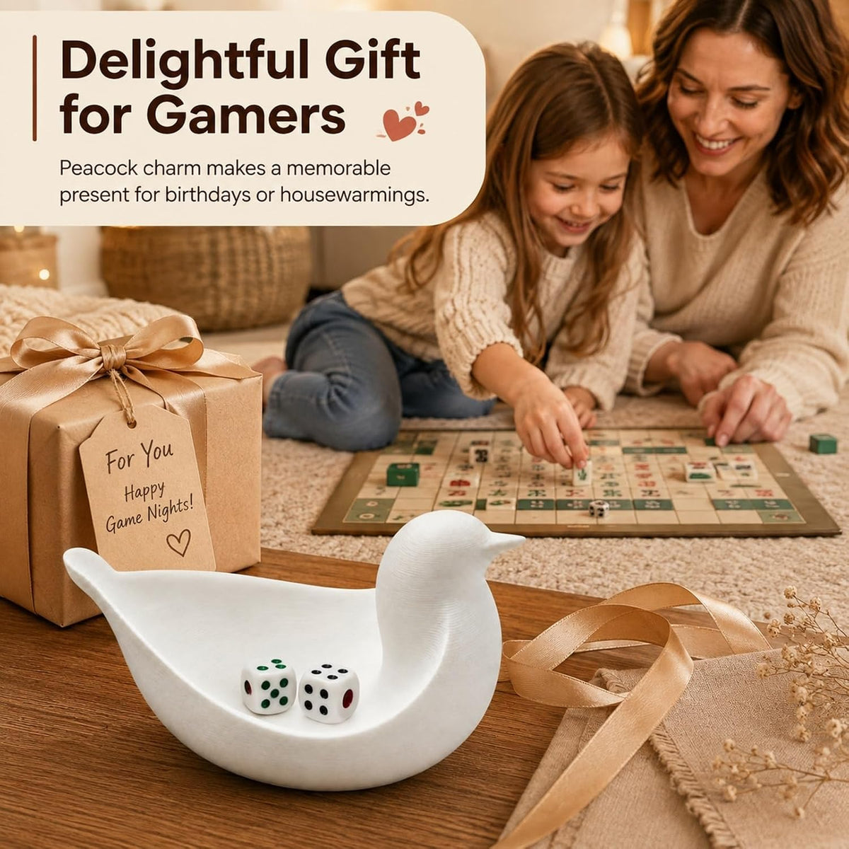 Bird Dice Dish for Mahjong & Tabletop Games - view 3
