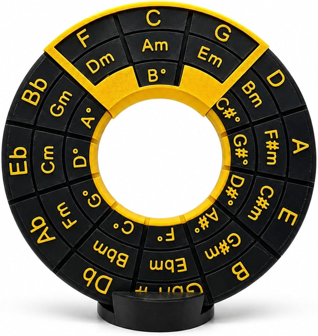 Circle of Fifths Wheel with Stand - view 1
