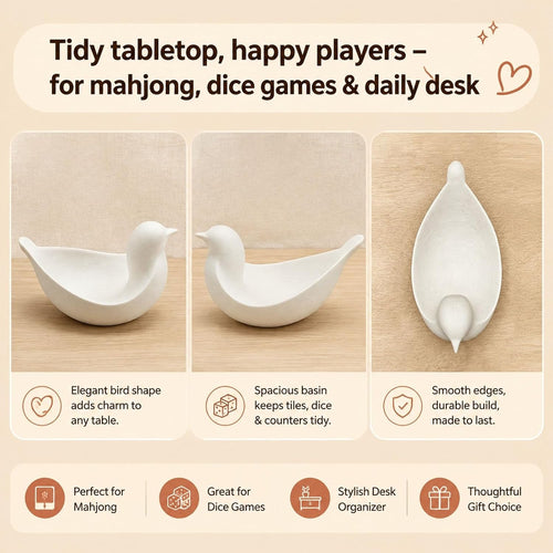 Bird Dice Dish for Mahjong & Tabletop Games - view 2