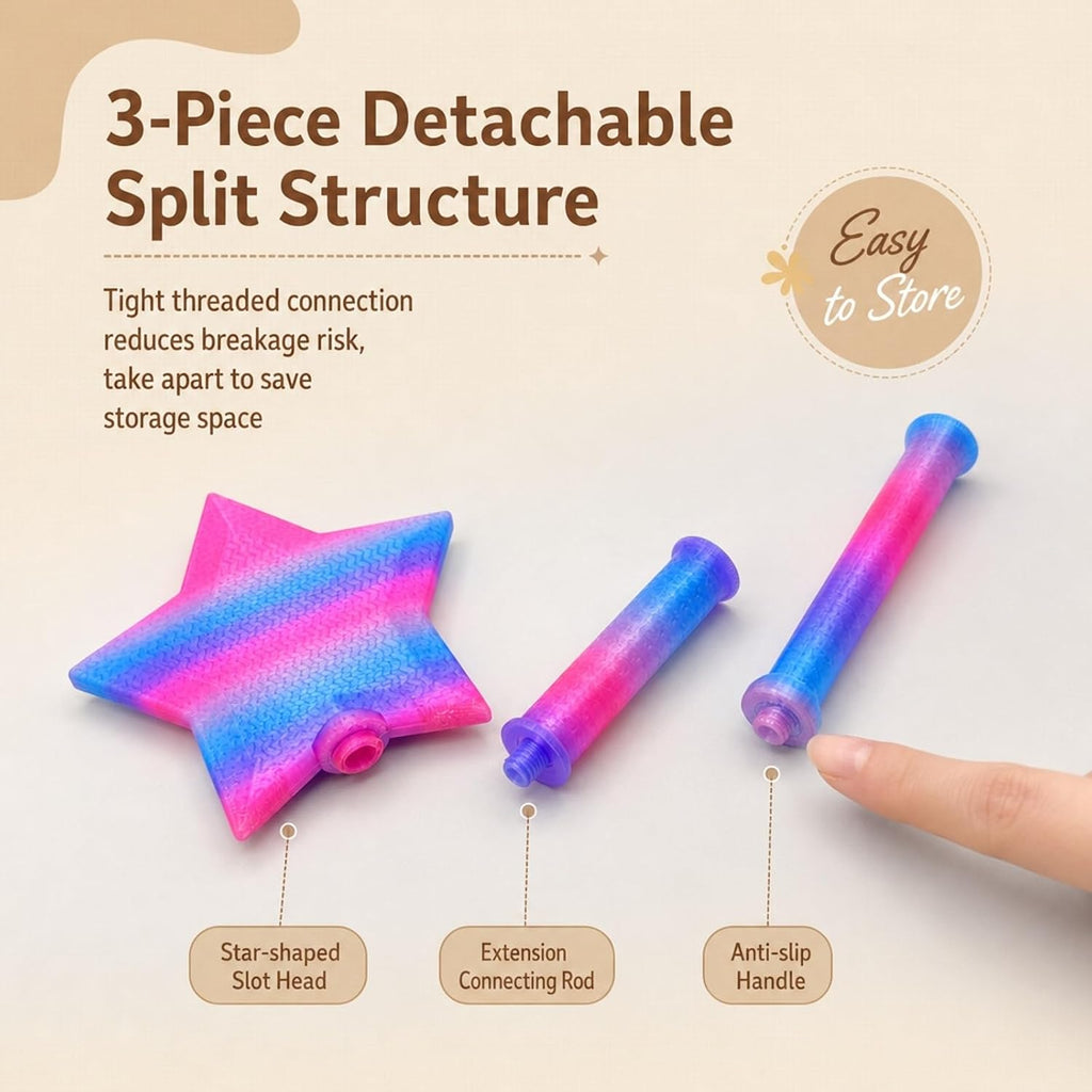 Star Wand Tap-to-Pay Card Holder - Rainbow B