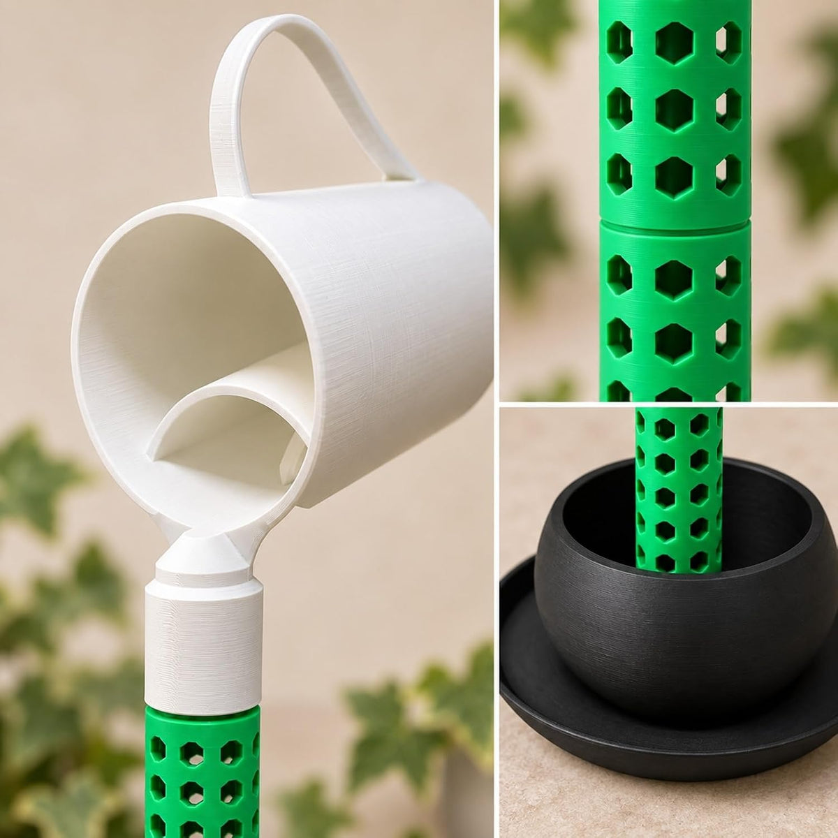 Two-Tier Hanging Planter, Pouring Cup - view 1