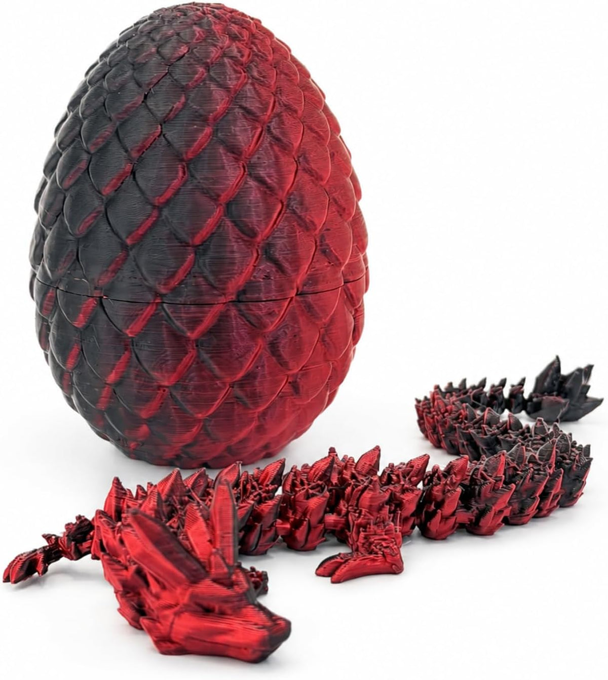 Dragon Egg Fidget Toy with Dragon Inside - Blue Gradient