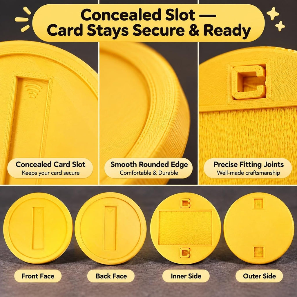 Retro Gold Coin Tap-to-Pay Card Wand - view 4