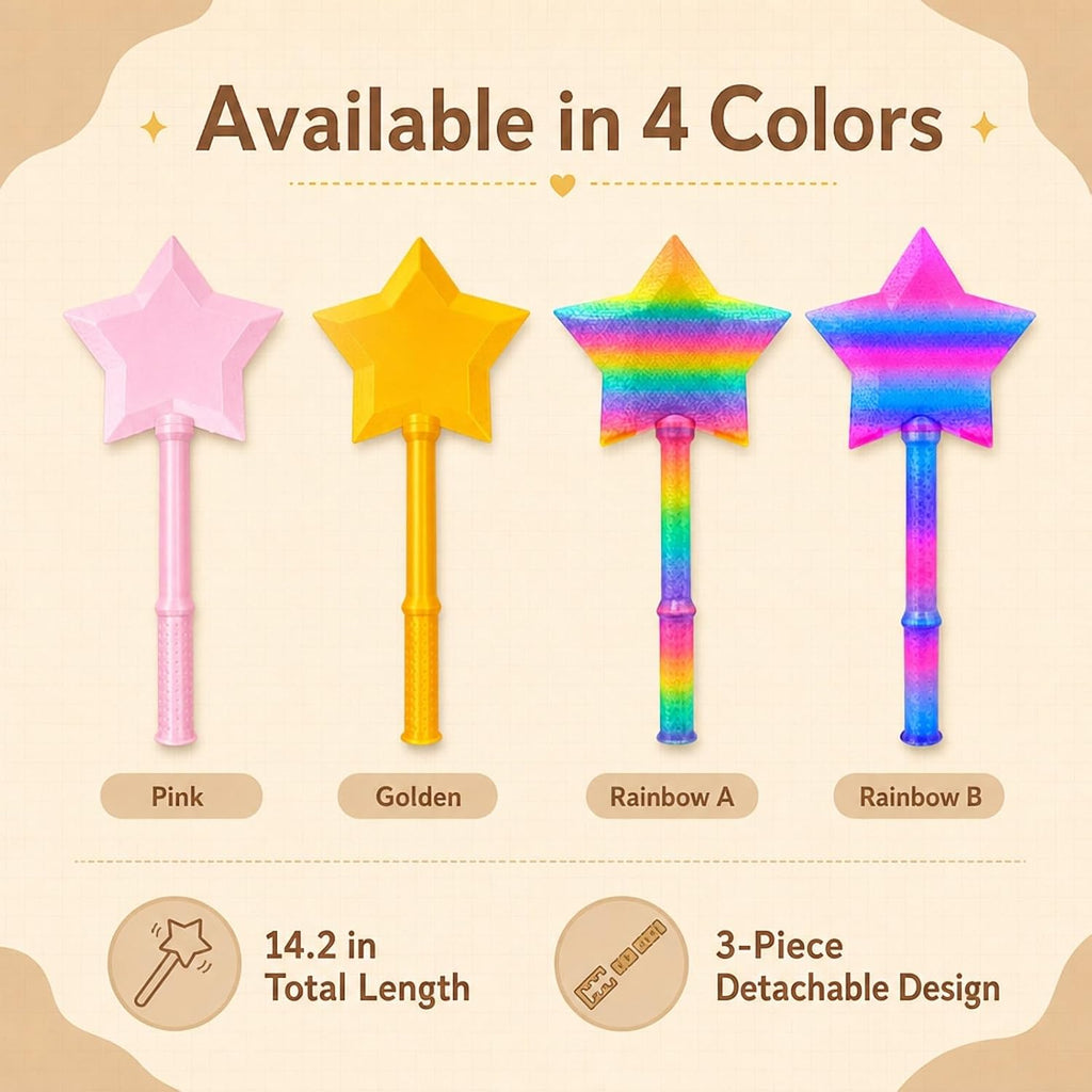 Star Wand Tap-to-Pay Card Holder - Rainbow B