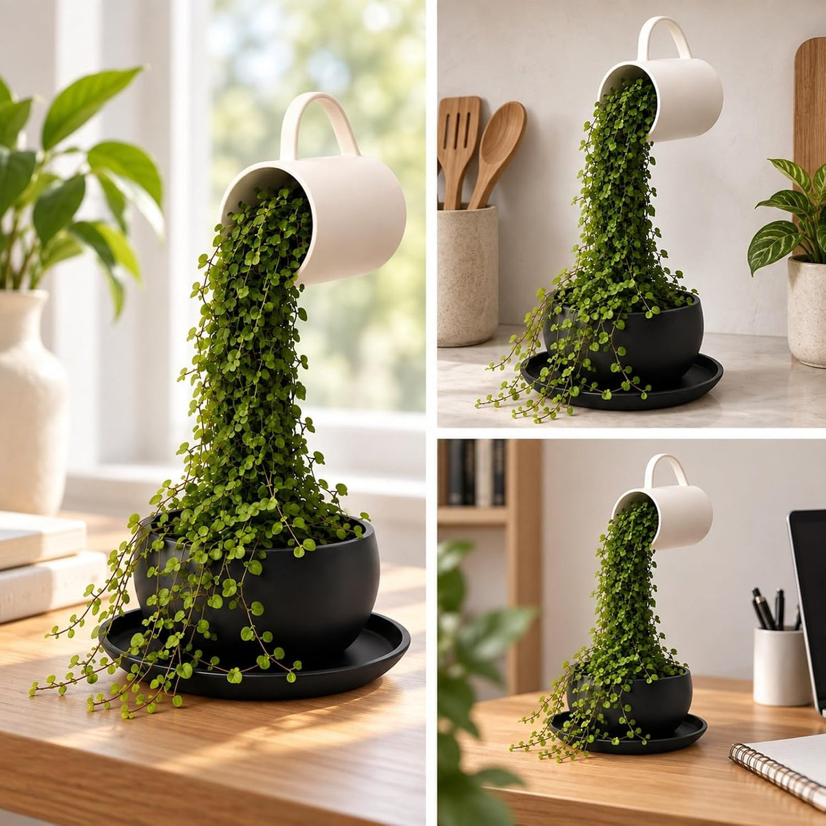 Two-Tier Hanging Planter, Pouring Cup - view 5
