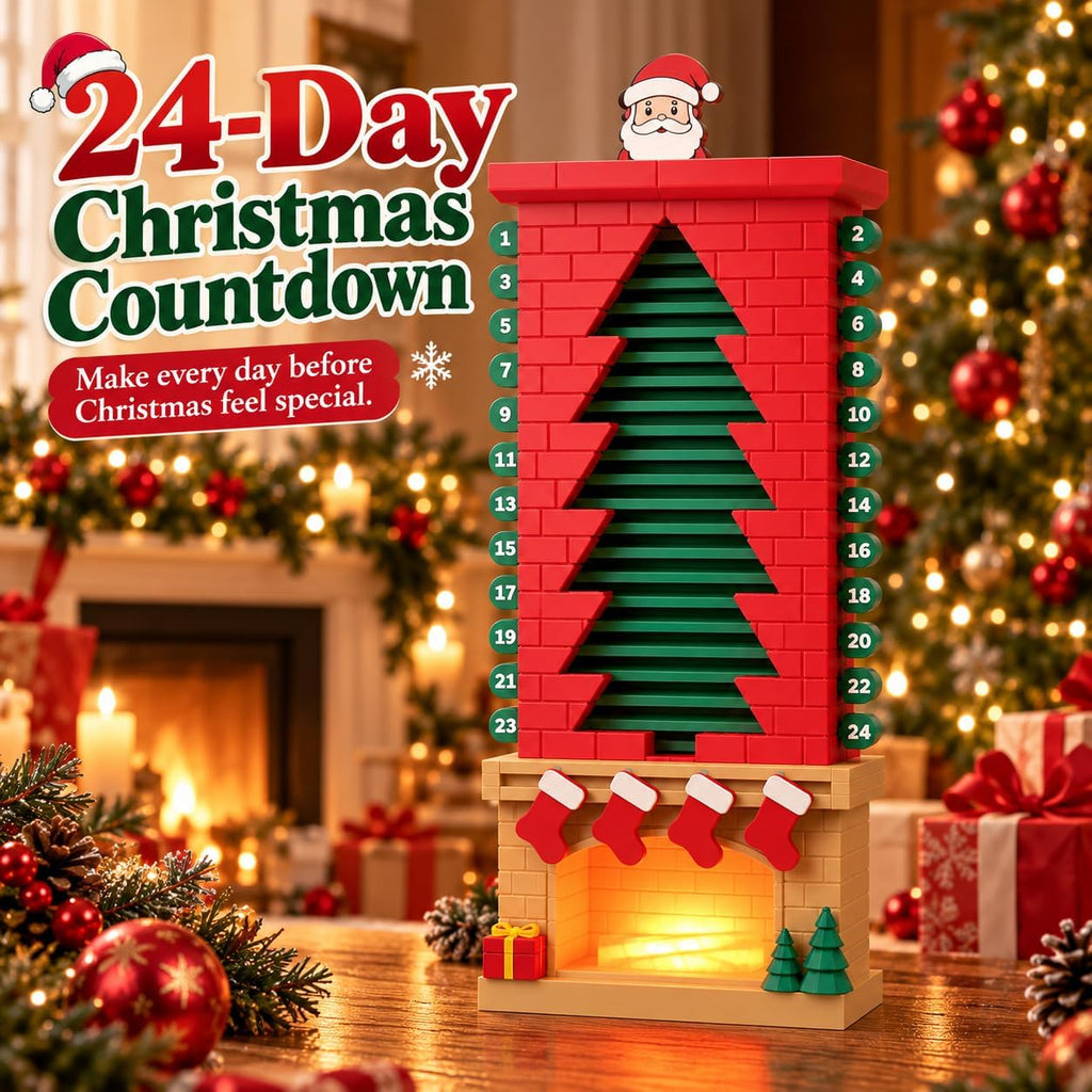Advent Calendar with Moving Santa, Reusable 24-Day - view 4