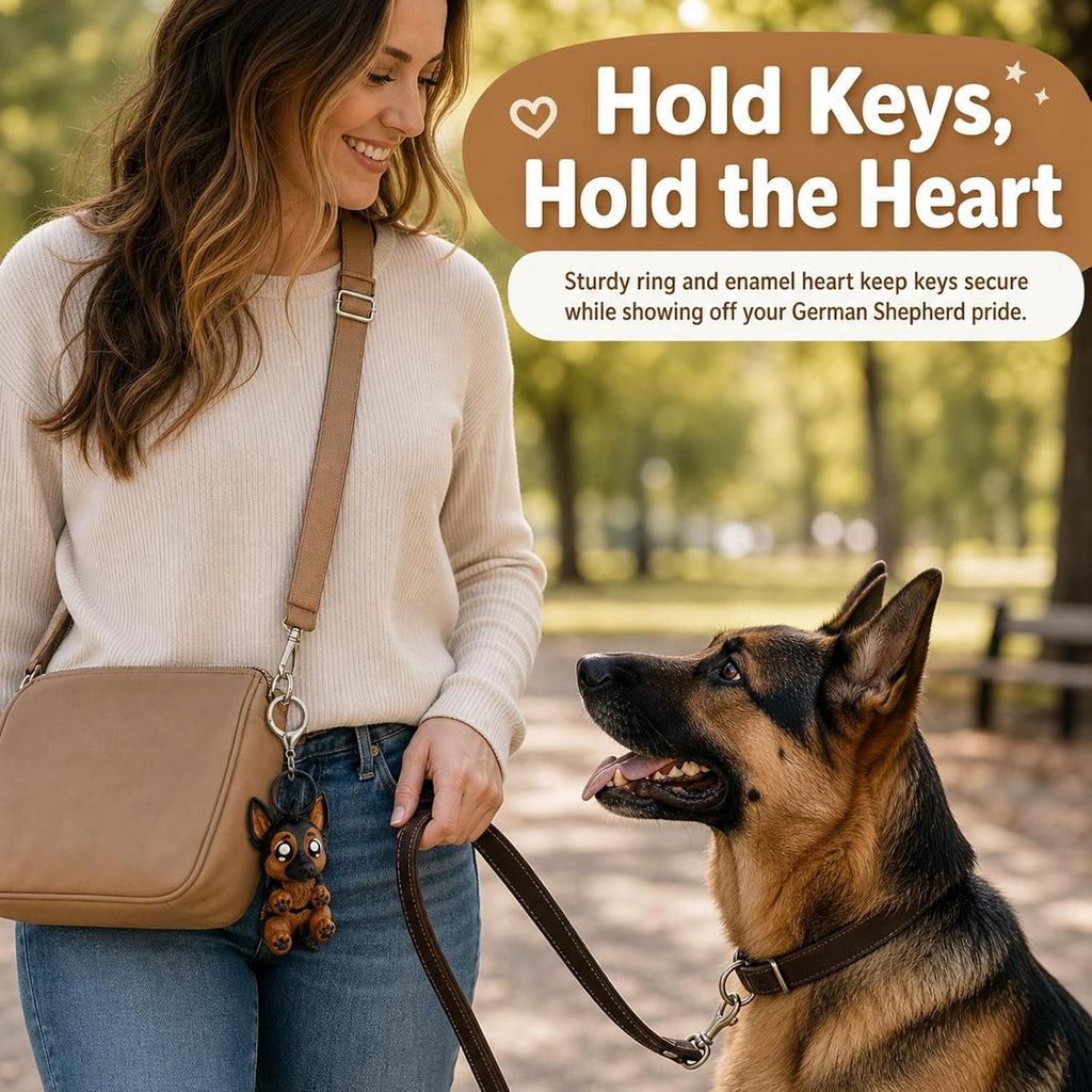 German Shepherd Keychain - view 1